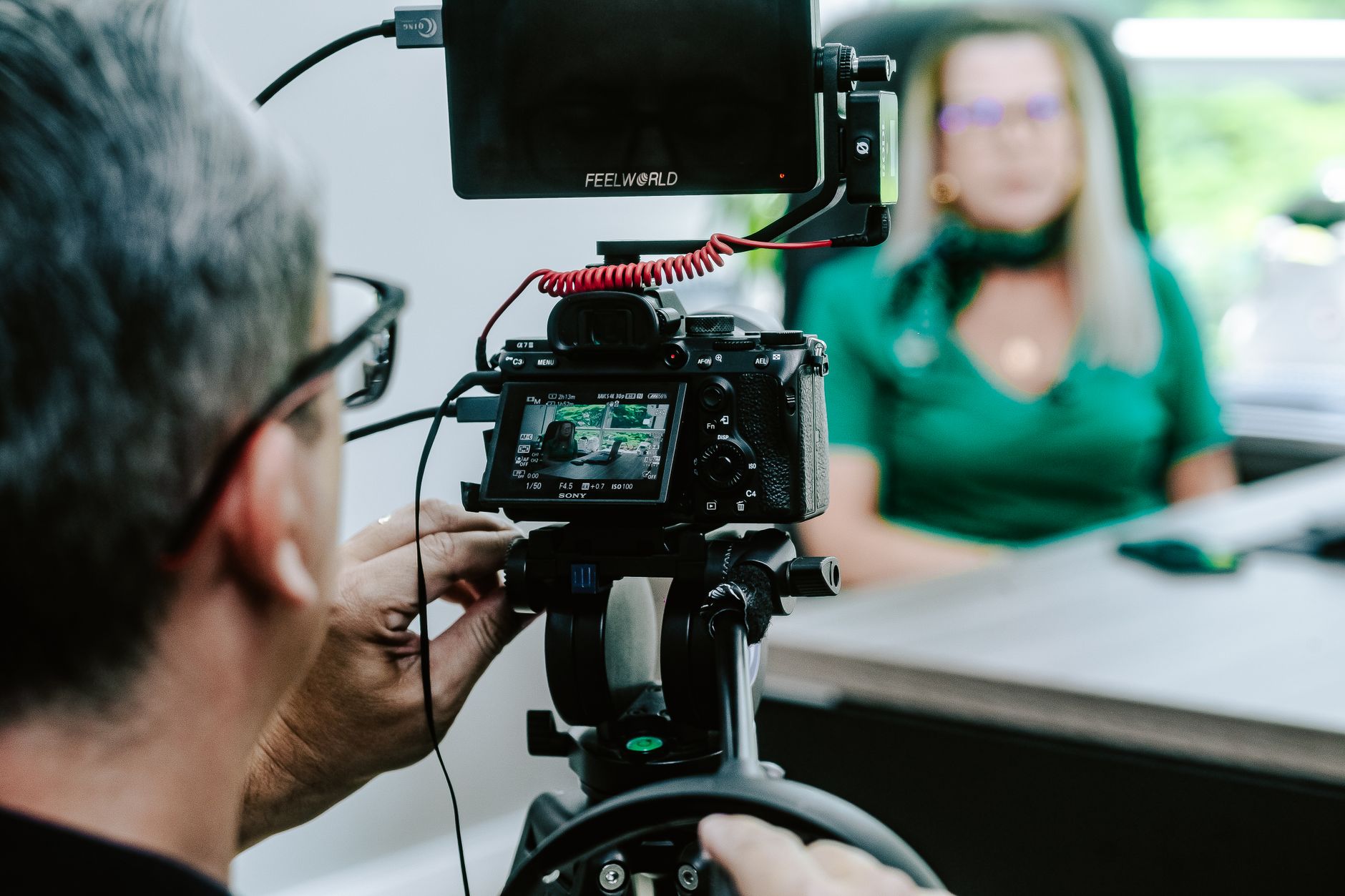 Behind the scenes camera setup for premium film shooting