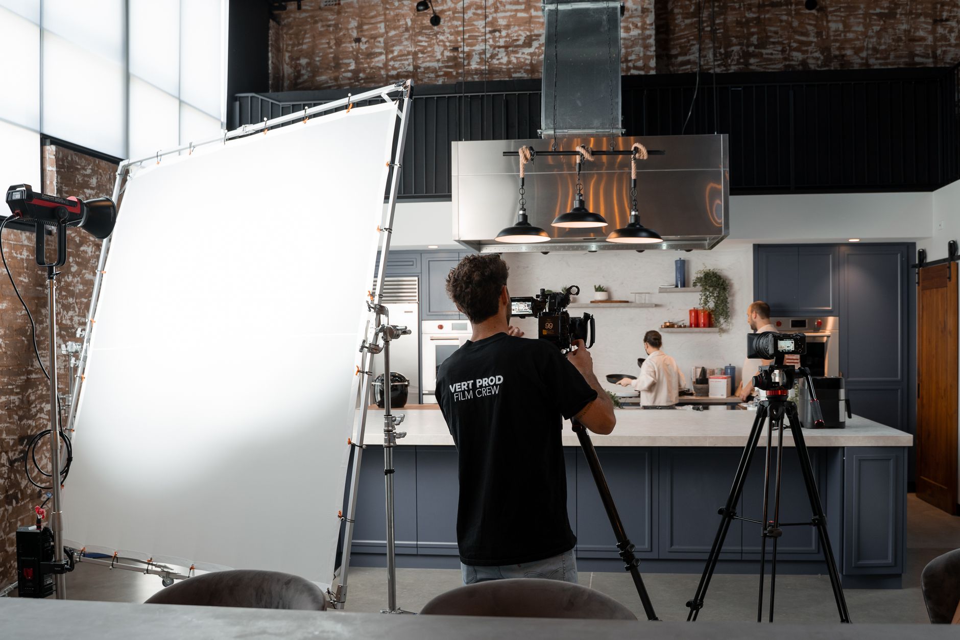 Commercial ad film shoot